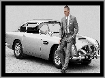 Aktor, Daniel Craig, Aston Martin DB5, Srebrny